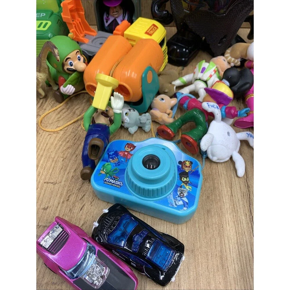 Random Toy Lot- Vintage & Modern 4 lbs Reseller or Collectors Paradise Box 10